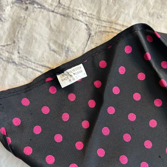 LOT OF (3) SQUARE DIFFERENT SIZE SCARVES VINTAGE HANKIES AND PURPLE SHEER GAP - Picture 8 of 9